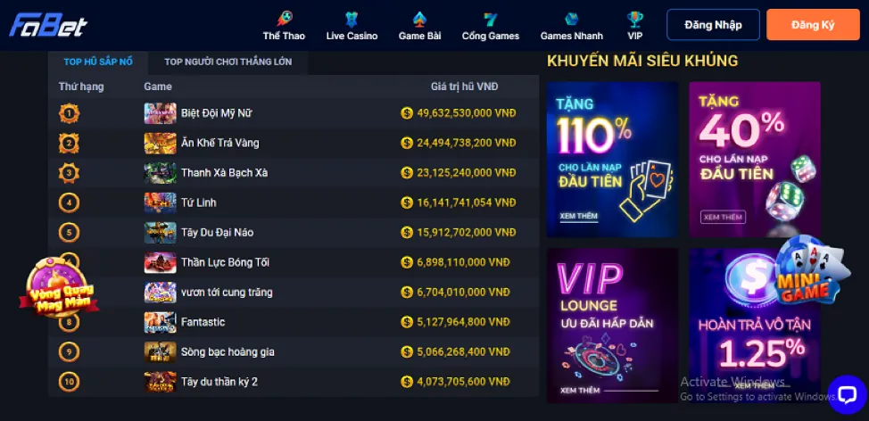 Giao diện thân thiện 98win01 bắn cá